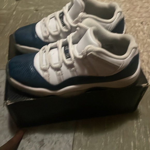 Jordan 11 low navy blue snakeskin - Picture 4 of 4